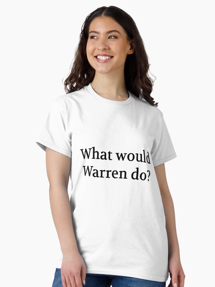 Thumbnail 2 of 7, Classic T-Shirt, Bullwit! funny money apparel and accessories - "What would Warren do?" designed and sold by Bullwit.