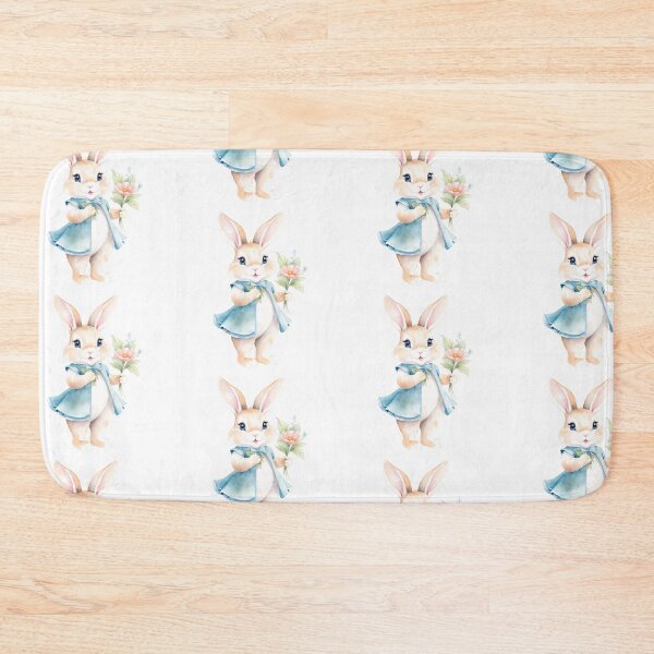 Item preview, Cute bunny and flowers designed and sold by Victoria Riabov.