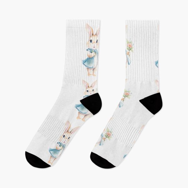 Item preview, Cute bunny and flowers designed and sold by Victoria Riabov.