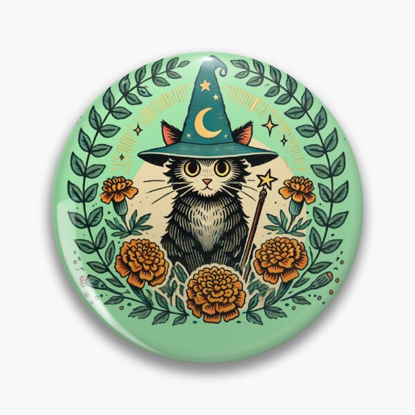 Item preview, Wizard Kitty Cat designed and sold by FrictionMaxxing.