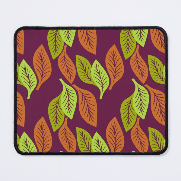 Item preview, Modern leaves on purple background designed and sold by MarySchwindt.