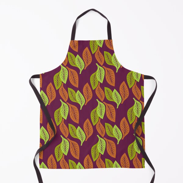 Item preview, Modern leaves on purple background designed and sold by MarySchwindt.