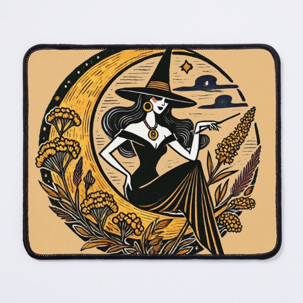 Item preview, Halloween Pinup Witch designed and sold by FrictionMaxxing.