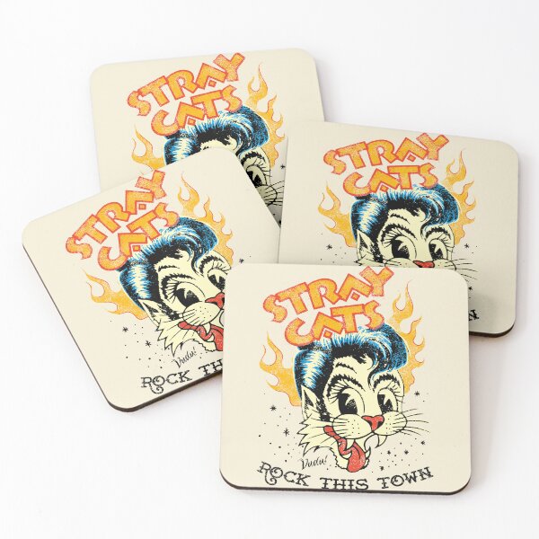 Item preview, Retro Feline Rocker in Vintage Style designed and sold by Vudu! ⚡ Studio.