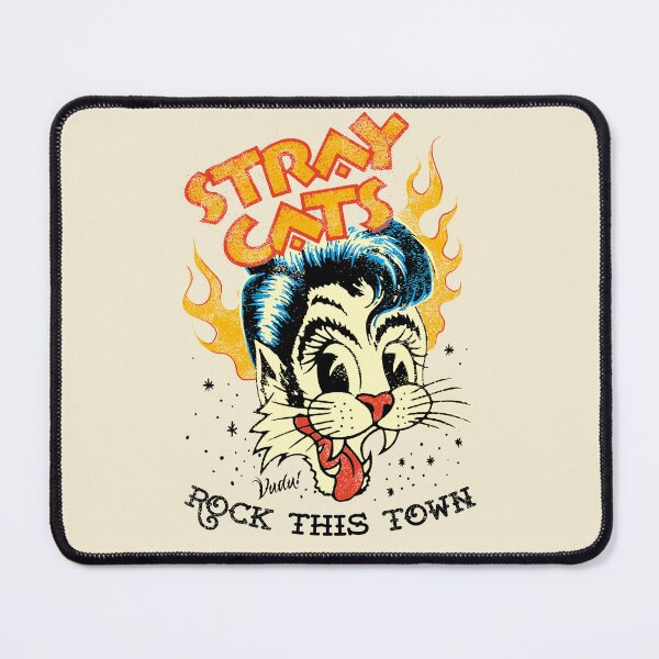 Item preview, Retro Feline Rocker in Vintage Style designed and sold by Vudu! ⚡ Studio.