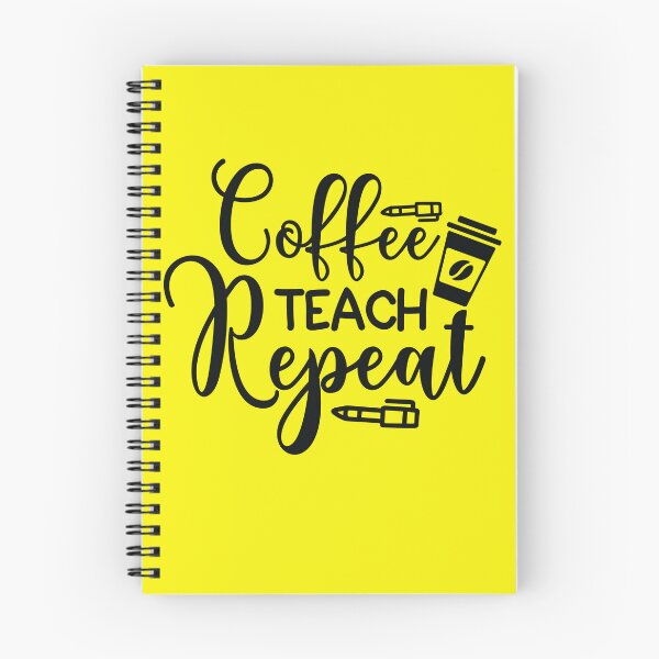 Item preview, Coffee teach repeat designed and sold by Wit & Wear Company.
