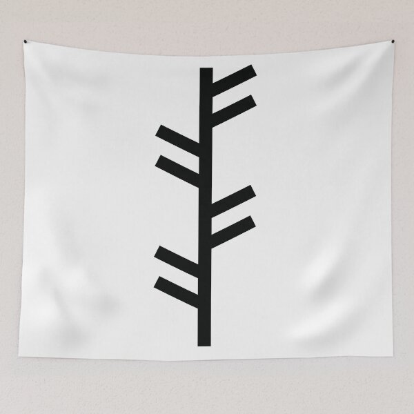 Item preview, Fehu Runic Tree designed and sold by Potty Pagan.