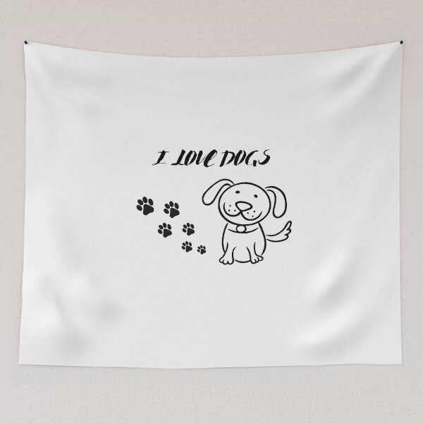 Item preview, I love dogs designed and sold by Annacreations1.