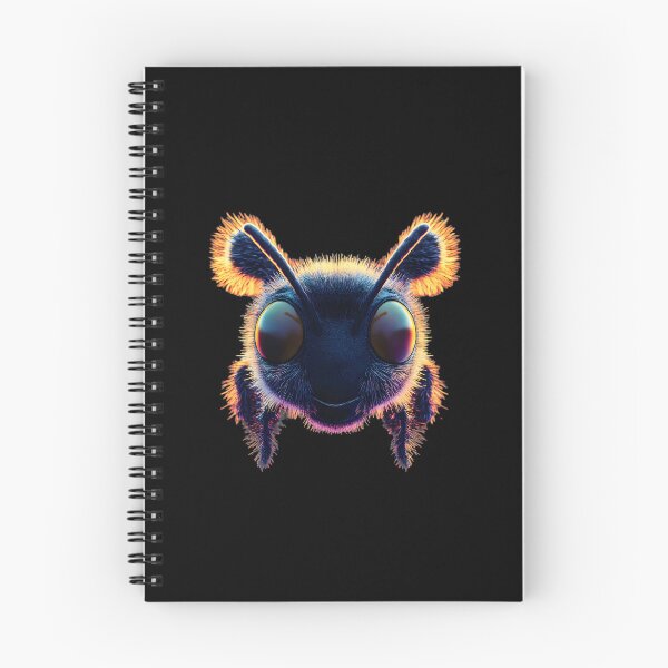 Aperçu de l'œuvre Tête d'abeille mignonne au néon | Cadeau amusant pour les amoureux des animaux et des abeilles créée et vendue par ViralBrowser.