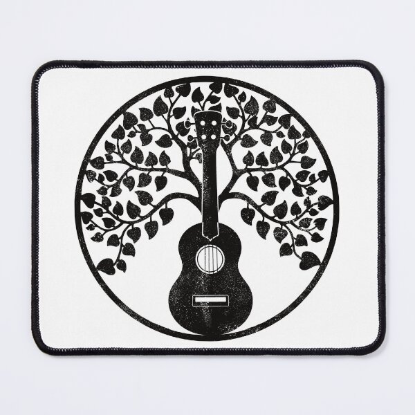 Item preview, Ukulele tree mandala designed and sold by UkeverseGifts.