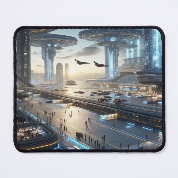 Item preview, Futuristic Space Port designed and sold by IrsathThaslima.