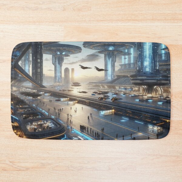 Item preview, Futuristic Space Port designed and sold by IrsathThaslima.