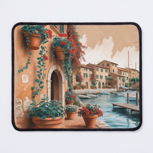 Item preview, Colorful Seaside Town designed and sold by kimzie7124.