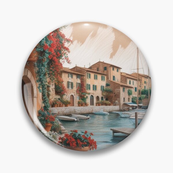 Item preview, Colorful Seaside Town designed and sold by kimzie7124.