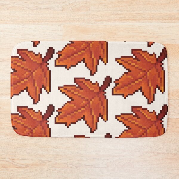 Item preview, Pixel Autumn Maple Leaf designed and sold by kyubi-pixels.