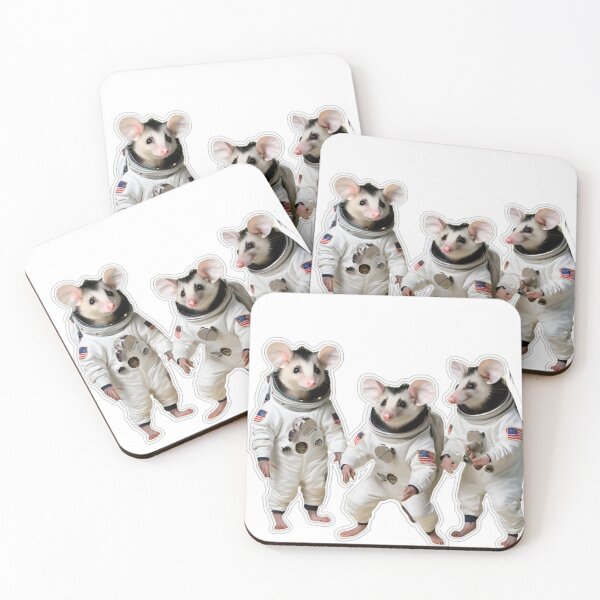 Item preview,  Amusing possums dressed as astronauts  designed and sold by Natalia Aaa.