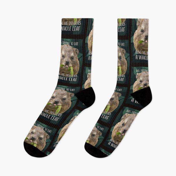 Item preview, Rock Hyrax Eating a leaf designed and sold by mrhyrax.