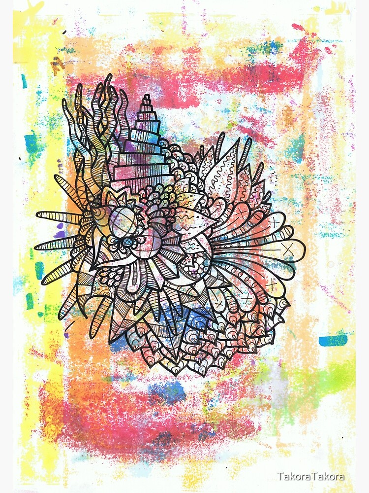 "Runcible Rainbow Blotting Paper Mandala" Art Print for Sale by