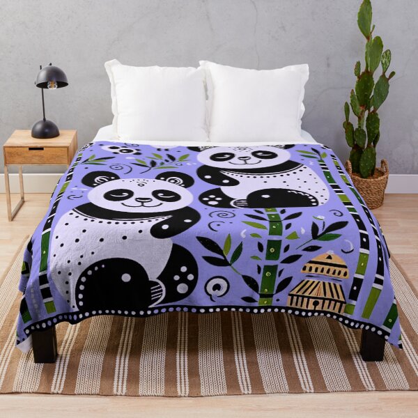 Item preview, 2 pandas with bamboo forest designed and sold by MerryCrown.