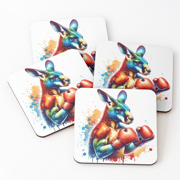 Item preview, Boxing Kangaroo: Wild Outback Champion designed and sold by JesNoh.