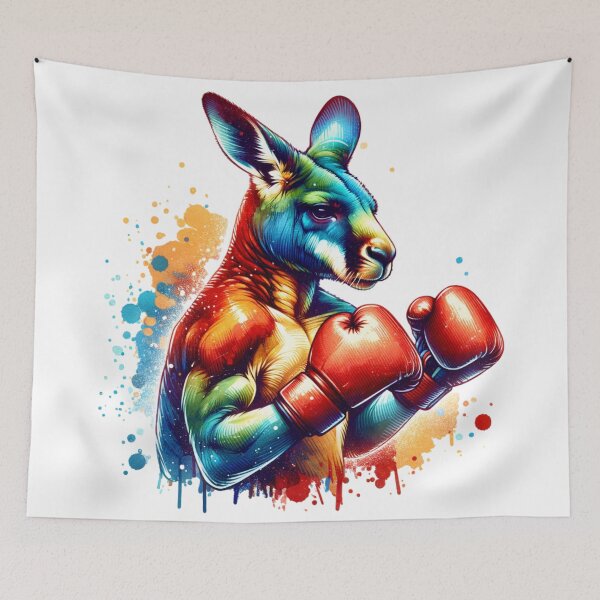 Item preview, Boxing Kangaroo: Wild Outback Champion designed and sold by JesNoh.