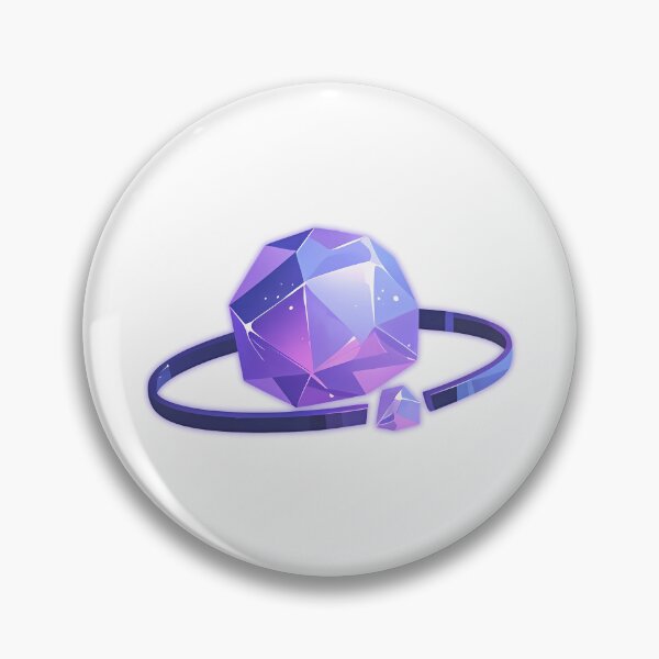 Aperçu de l'œuvre Galaxie magique, planète de cristal fantastique créée et vendue par BadLuckByDesign.