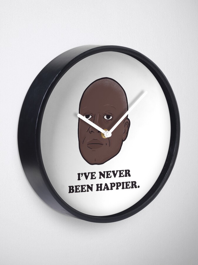 "Captain Holt I've never been happier" Clock for Sale by joogz