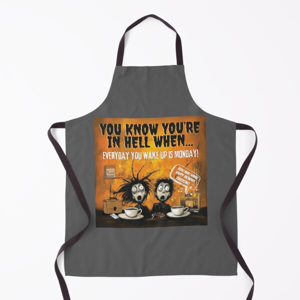 Item preview, HELL IS WHEN EVERYDAY IS MONDAY :( designed and sold by NikoDeeko.