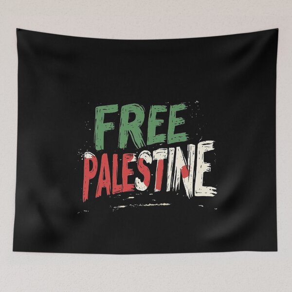 Item preview, Free Palestine - Bold Activist Statement Art designed and sold by Retro Travel Design.