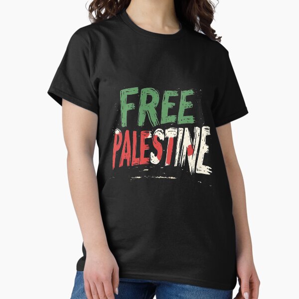 Item preview, Free Palestine - Bold Activist Statement Art designed and sold by Retro Travel Design.