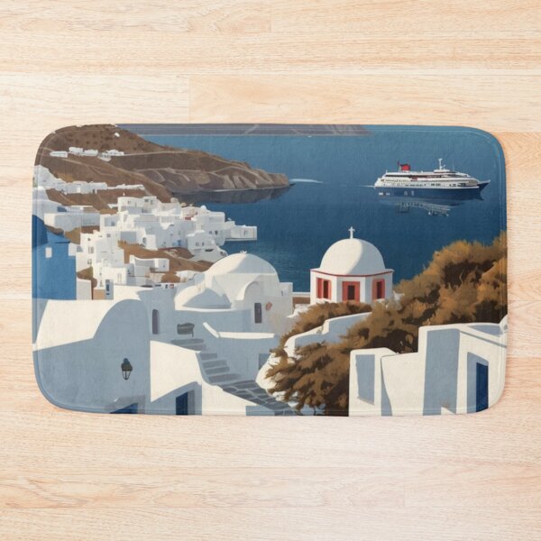 Item preview,  027 Vintage Mykonos, Greece Poster Design designed and sold by Alexis Art Collection.