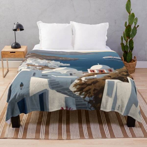 Item preview, 027 Vintage Mykonos, Greece Poster Design designed and sold by Alexis Art Collection.