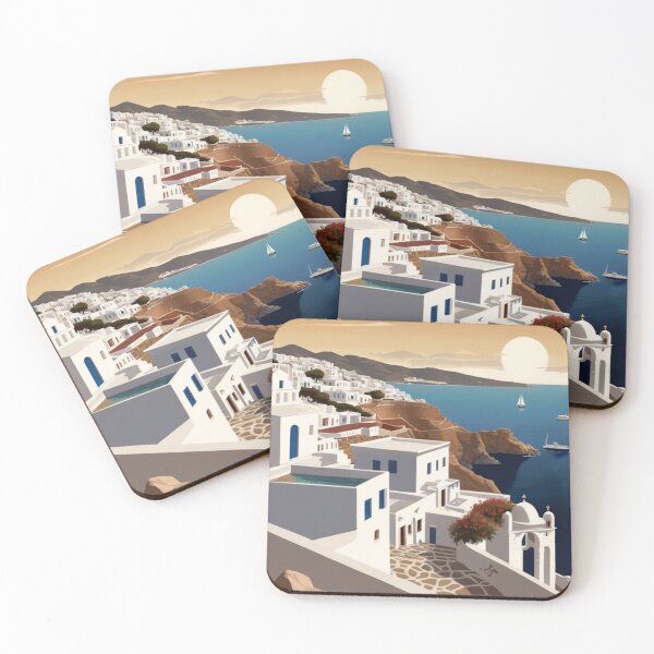 Item preview, 028 Vintage Mykonos, Greece Poster Design designed and sold by Alexis Art Collection.