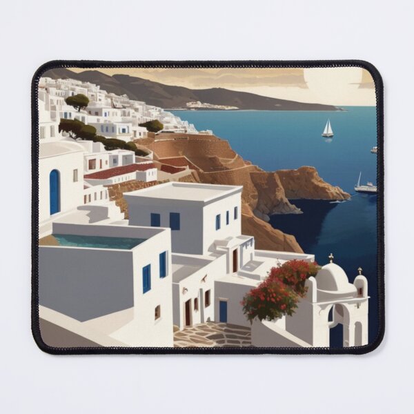 Item preview, 028 Vintage Mykonos, Greece Poster Design designed and sold by Alexis Art Collection.