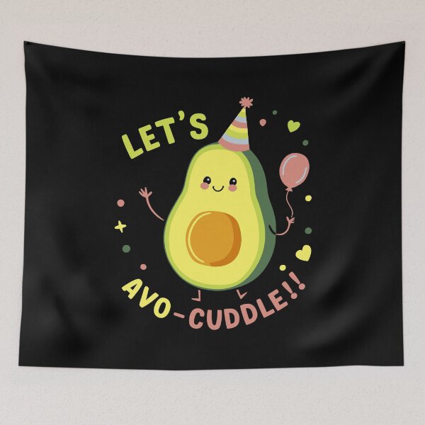Item preview, Cute Avocado Party Fun with Witty Cuddle Slogan Gift designed and sold by w1ckerman.