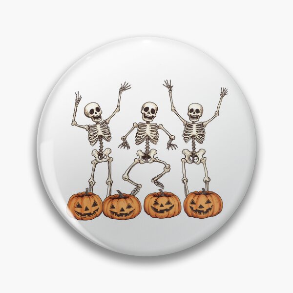 Item preview, Dancing Skeletons With Halloween Pumpkins designed and sold by xiao xuans.
