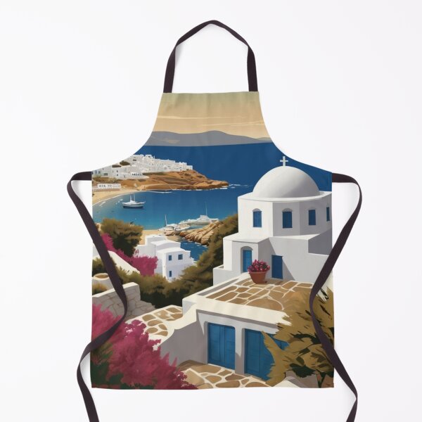 Item preview, 029 Vintage Mykonos, Greece Poster Design designed and sold by Alexis Art Collection.