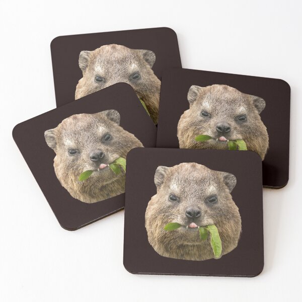 Item preview, Rock Hyrax Being Cute And Eating a  Leaf designed and sold by mrhyrax.