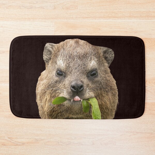 Item preview, Rock Hyrax Being Cute And Eating a  Leaf designed and sold by mrhyrax.