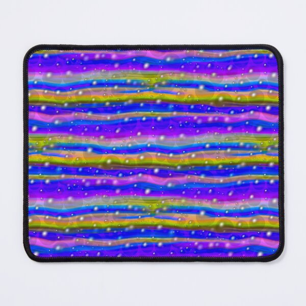 Item preview, Colorful Wavy Horizontal Stripes and Bubbles designed and sold by kristalcurt.