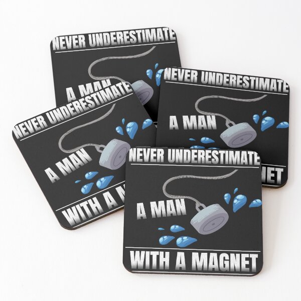 Item preview, Never underestimate a man with a magnet designed and sold by Purr95.