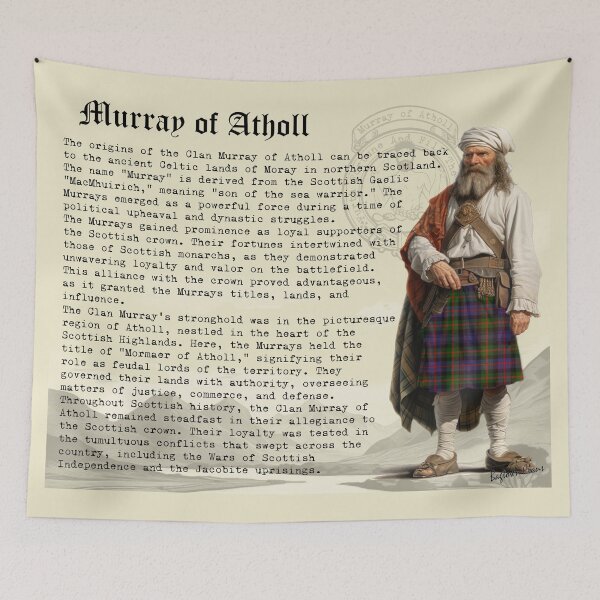 Item preview, Murray of Atholl Scottish Clan History  designed and sold by BagTown Clans.