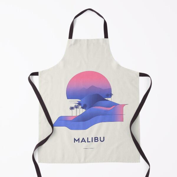 Item preview, Dreamy Malibu Sunset with Vibrant Gradient Landscape designed and sold by Retro Travel Design.