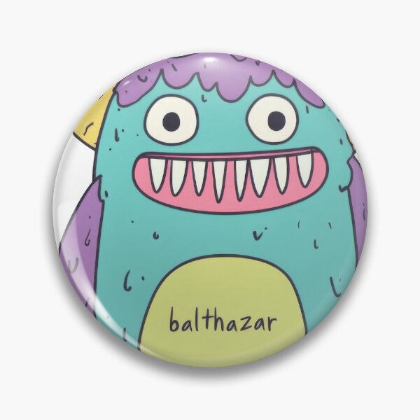 Item preview, Little monster Balthazar designed and sold by WickerStudio.
