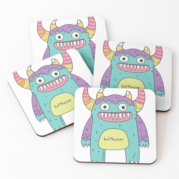 Item preview, Little monster Balthazar designed and sold by WickerStudio.