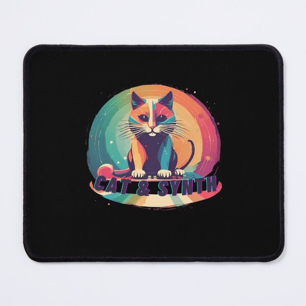 Item preview, Cat & Synth Analog Synthesizer Vintage designed and sold by ToxiCool.