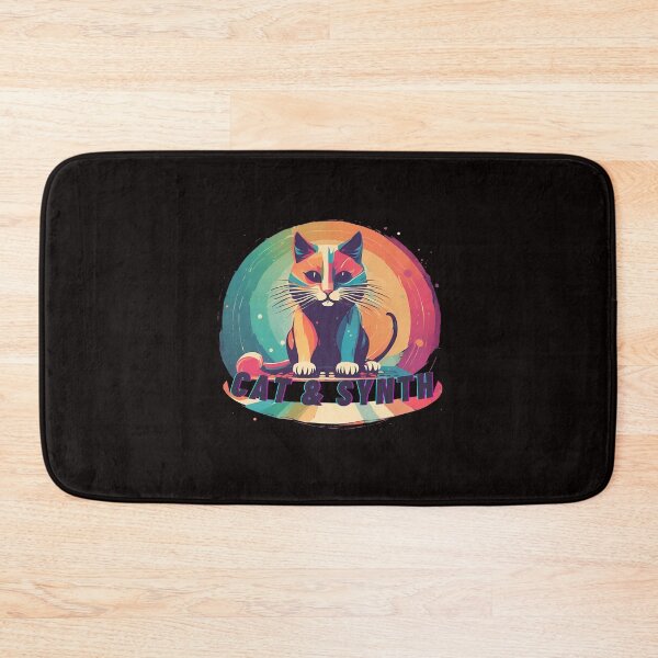 Item preview, Cat & Synth Analog Synthesizer Vintage designed and sold by ToxiCool.
