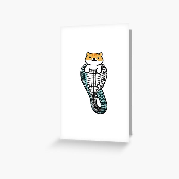 Artikel-Vorschau von Klein Bottle Kitty, designt und verkauft von ilexdesigns.