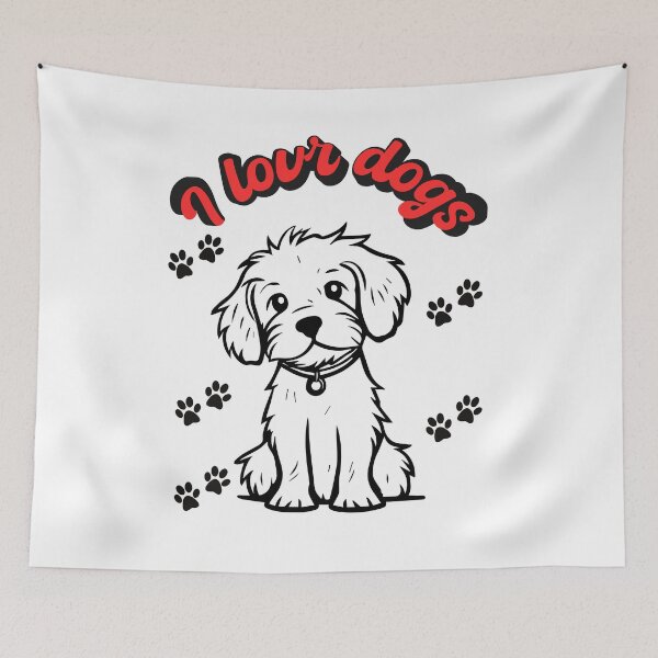 Item preview, I love dogs designed and sold by AImarioart.