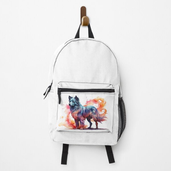 Item preview, a colorful dog as a watercolor designed and sold by Rose Design & Photos.
